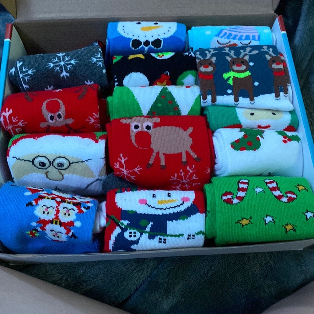 Festive Christmas socks